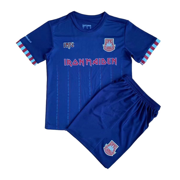 Camiseta West Ham x IRON MAIDEN Segunda equipo Niño 2021-22